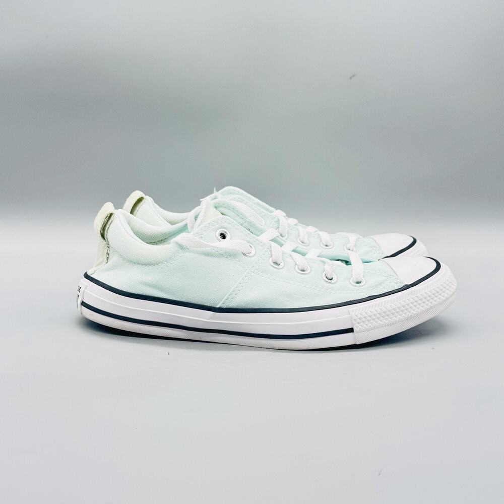 Converse Shoes Womens 9 Green Canvas Chuck Taylor All Star 2 Low Top Sneakers